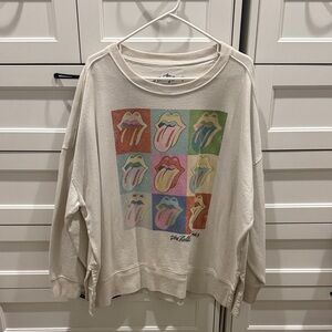 The Rolling Stones Multicolor Graphic Sweatshirt